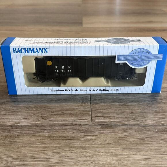 Bachmann Silver Series #18714 HO scale “PRR” 3 bay hopper Rd. #180658 - Picture 1 of 4